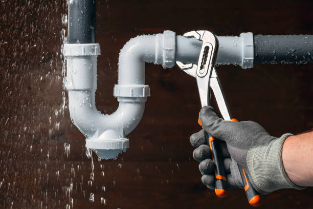 Professional Drain Cleaning technician working in Monson, MA